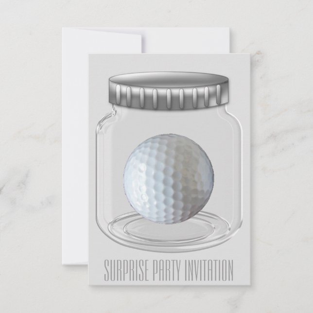 Invitación de la fiesta sorpresa (Anverso)