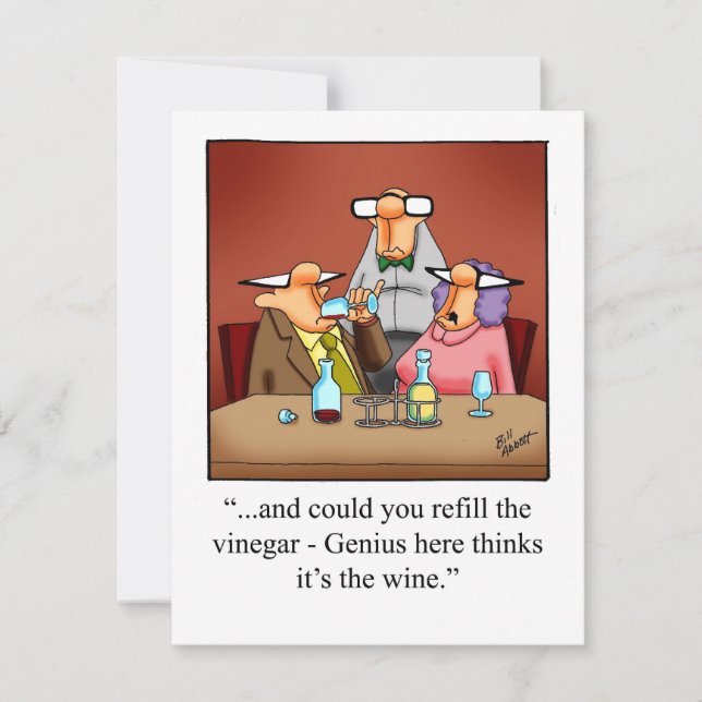 Invitación de la fiesta "Spectickles" del humor de (Anverso)