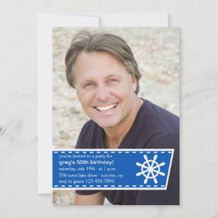 Invitación de la foto de la vida del canotaje