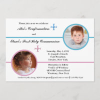 Invitación de la foto de los hermanos dos