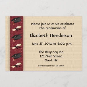 Invitación de la frontera del casquillo de la