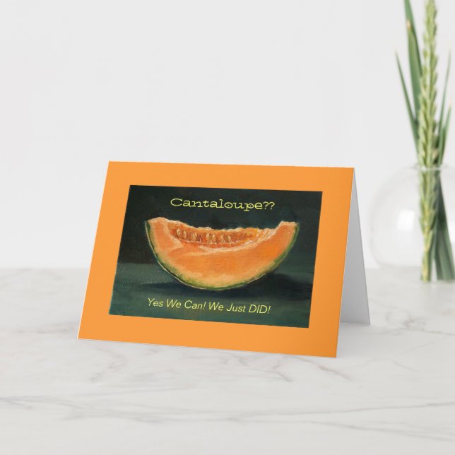 Invitación de la fuga: Cantalupo, retruécano, (Anverso)
