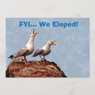 Invitación de la gaviota Eloped