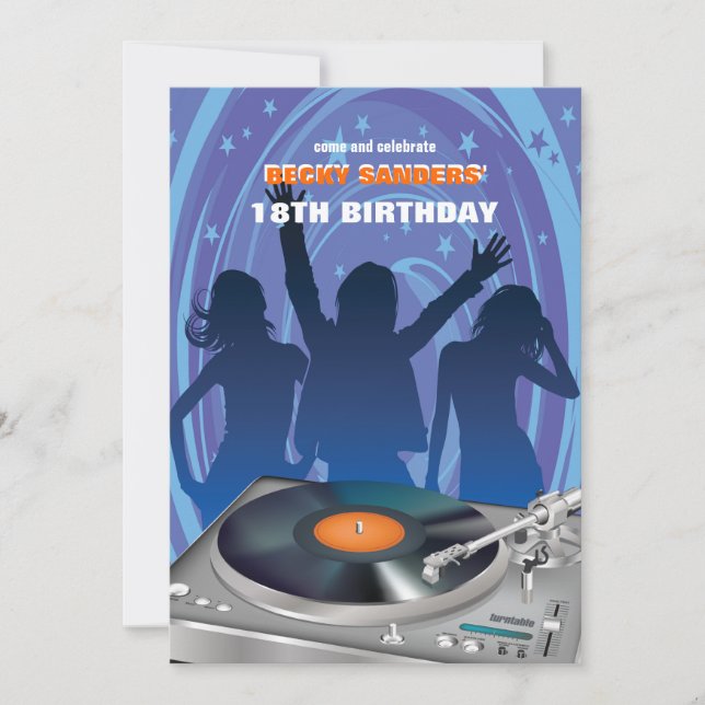 Invitación de la gente del fiesta (Anverso)