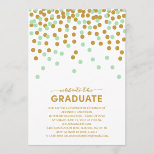 Invitación de la graduación de la celebración del