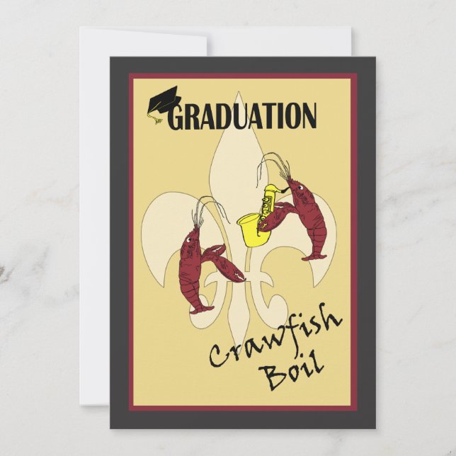 Invitación de la graduación de la ebullición de (Anverso)