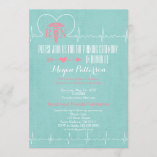 Invitación de la graduación de la enfermería