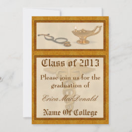 Invitación de la graduación de la enfermería