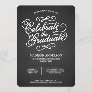 Invitación de la graduación de la escritura el