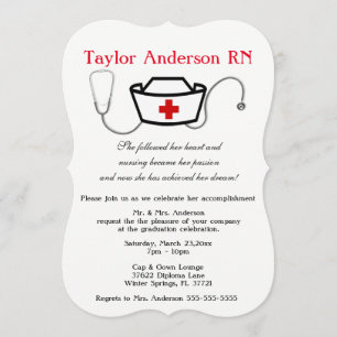 Invitación de la graduación de la escuela de