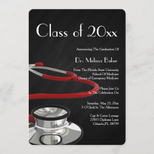 Invitación de la graduación de la Facultad de