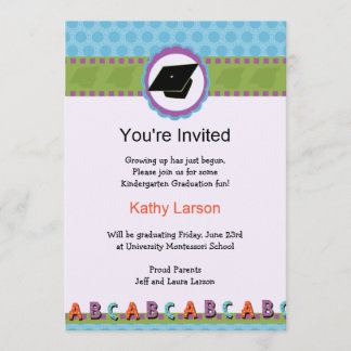 Invitación de la graduación de la guardería