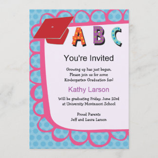 Invitación de la graduación de la guardería