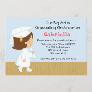 Invitación de la graduación de nuestra niña