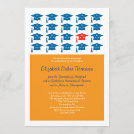 Invitación de la graduación del casquillo