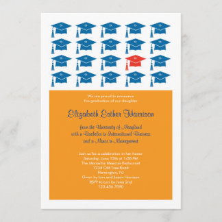 Invitación de la graduación del casquillo