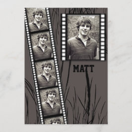 Invitación de la graduación del panel de la foto