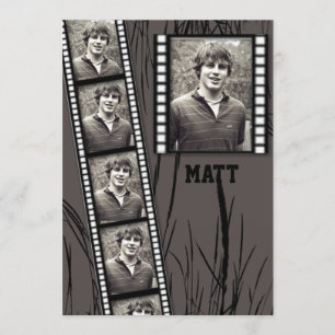 Invitación de la graduación del panel de la foto