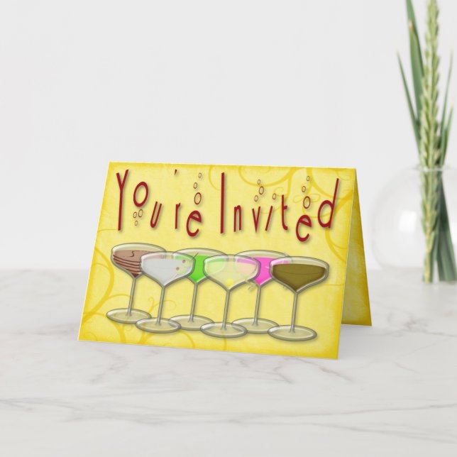 Invitación de la hora feliz (Anverso)