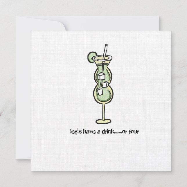 invitación de la hora feliz (Anverso)