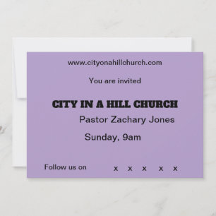Invitación de la Iglesia