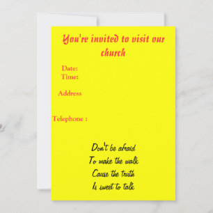 Invitación de la iglesia