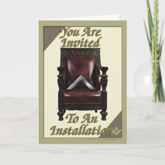 Invitación de la instalación