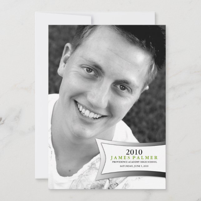 invitación de la invitación el | de la graduación (Anverso)