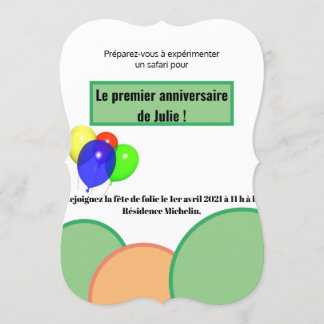 invitación de la Le Premier aniversario