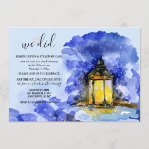 Invitación de la Linterna de Invierno