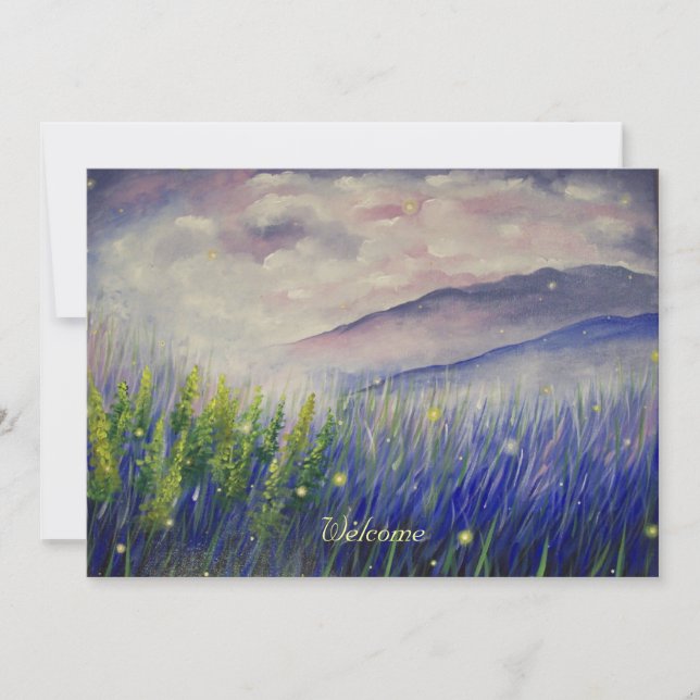 Invitación de la luciérnaga (espacio en blanco (Anverso)