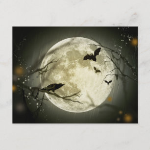 Invitación de la Luna Llena de Halloween