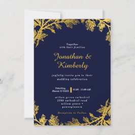 Invitación de la Marina de Lujo y la Boda de Oro