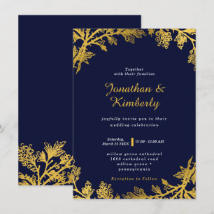 Invitación de la Marina de Lujo y la Boda de Oro