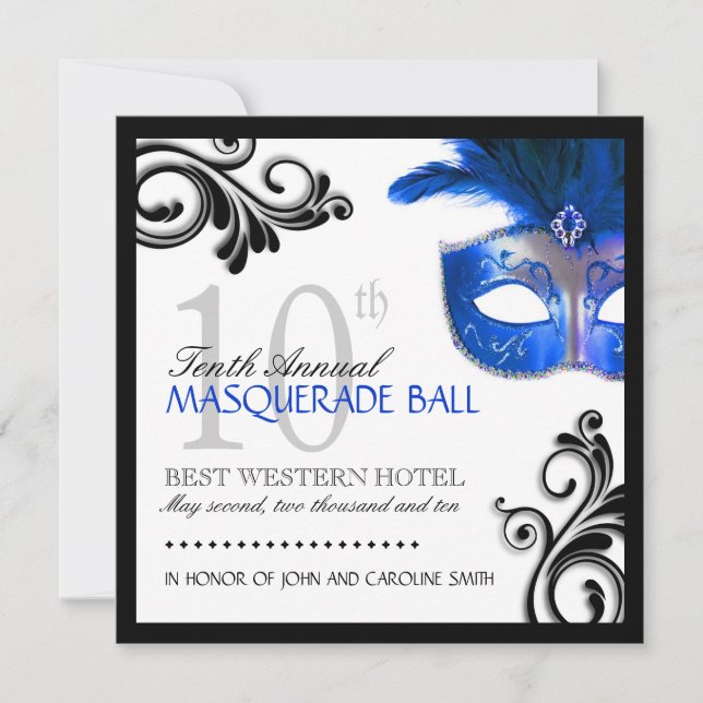 Invitación de la mascarada (Anverso)