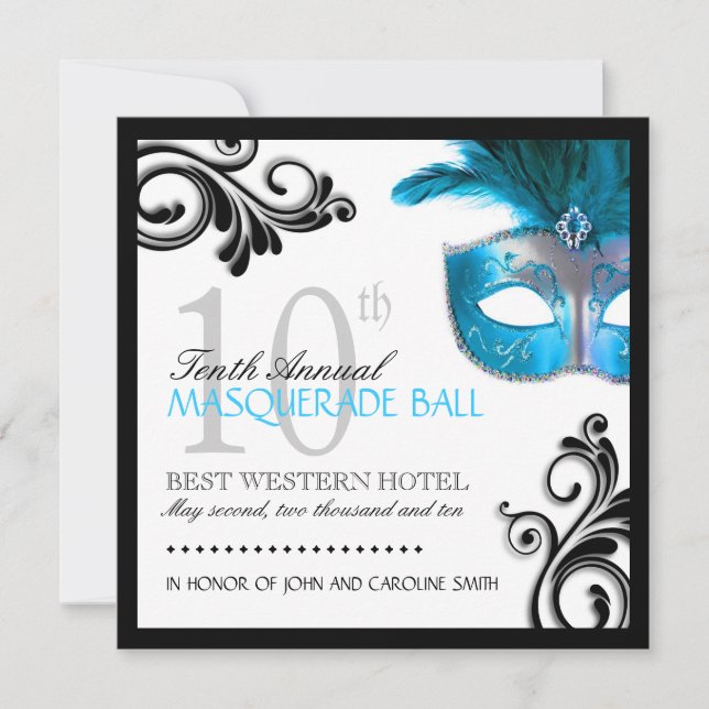 Invitación de la mascarada (Anverso)