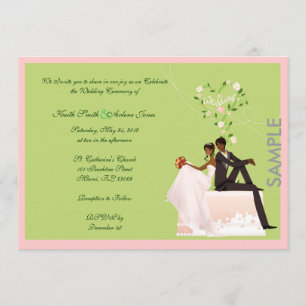 Invitación de la MUESTRA de la boda