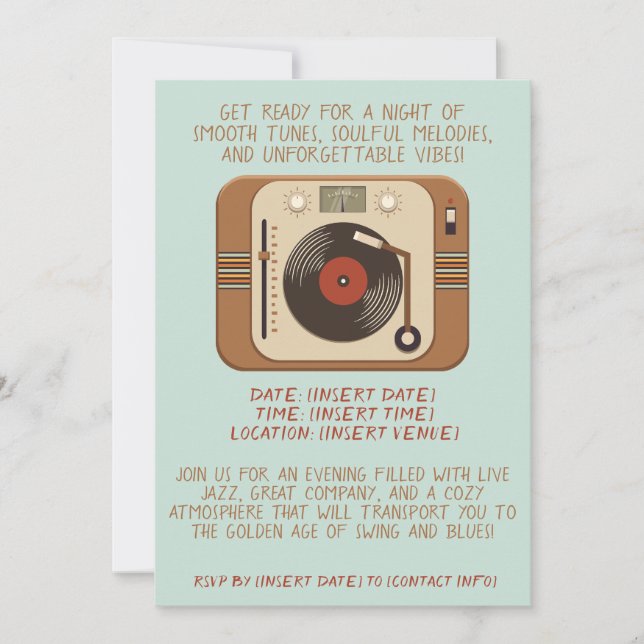 Invitación de la noche de la música (Anverso)