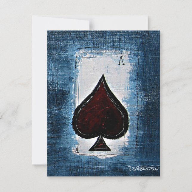 Invitación de la noche del póquer (Anverso)