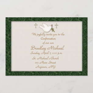 Invitación de la paloma del cristiano