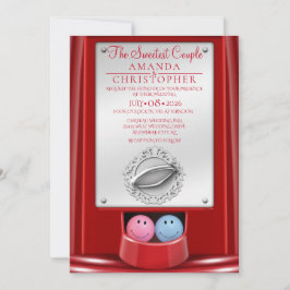 Invitación de la pareja más dulce y boda