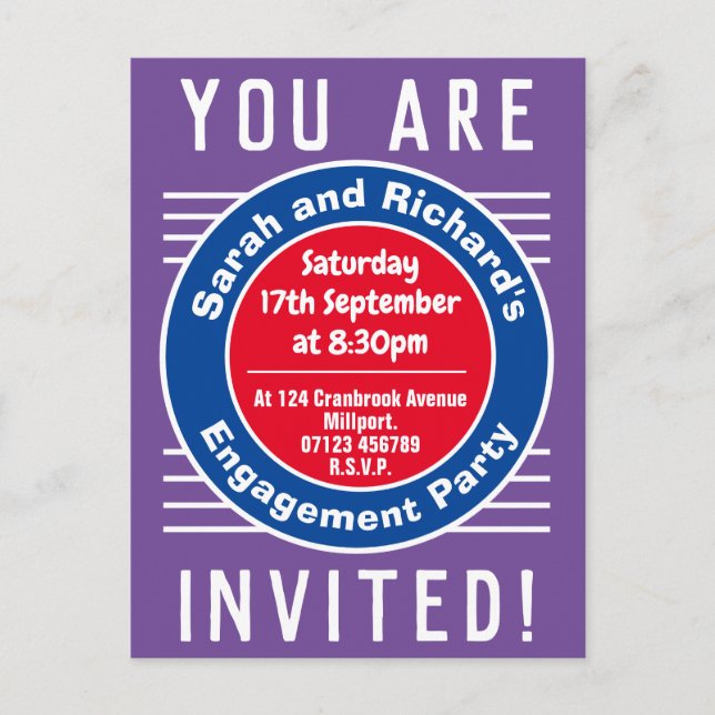 Invitación de la Parte de compromiso (Anverso)