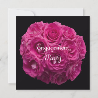 Invitación de la Parte de compromiso — Rosas rosas