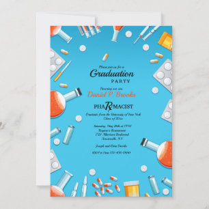 Invitación de la Parte de Graduación de Farmacolog