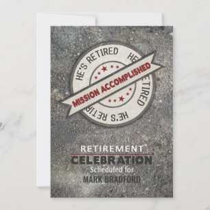 Invitación de la Parte de Jubilación, Misión cumpl