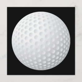 Invitación de la pelota de golf
