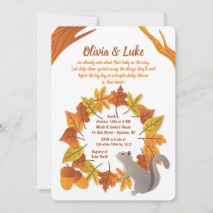 Invitación de la pequeña ardilla
