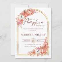 Invitación de La Pequeña Calabaza Está En Camino