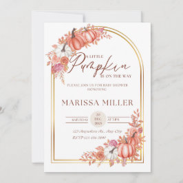 Invitación de La Pequeña Calabaza Está En Camino