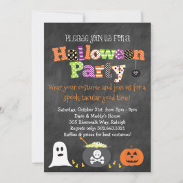 Invitación de la pizarra del fiesta de